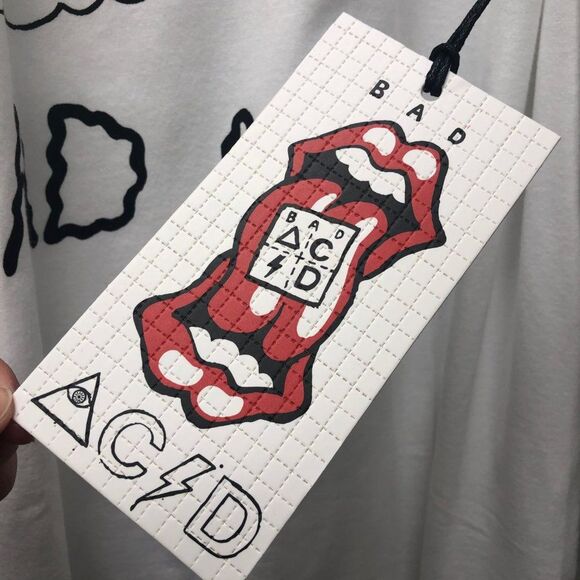 New UNIF x Bad Acid Sunny Daze Tee - Size L - Picture 4 of 5